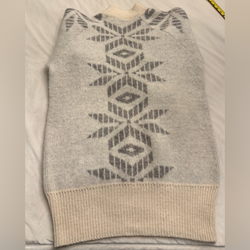 Vintage! Hilda Ltd Icelandic 100% Wool Patterned Sweater Dress/Tunic, sz S - Picture 6 of 11